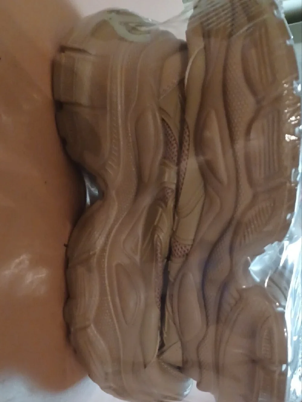 Chunky Athletic Sneakers in Brown - Picture 3 of 4